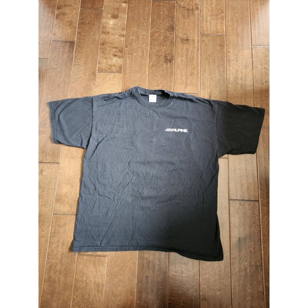 Alpine F1 Status Men's Black Graphic Tee T-shirt - Size XL